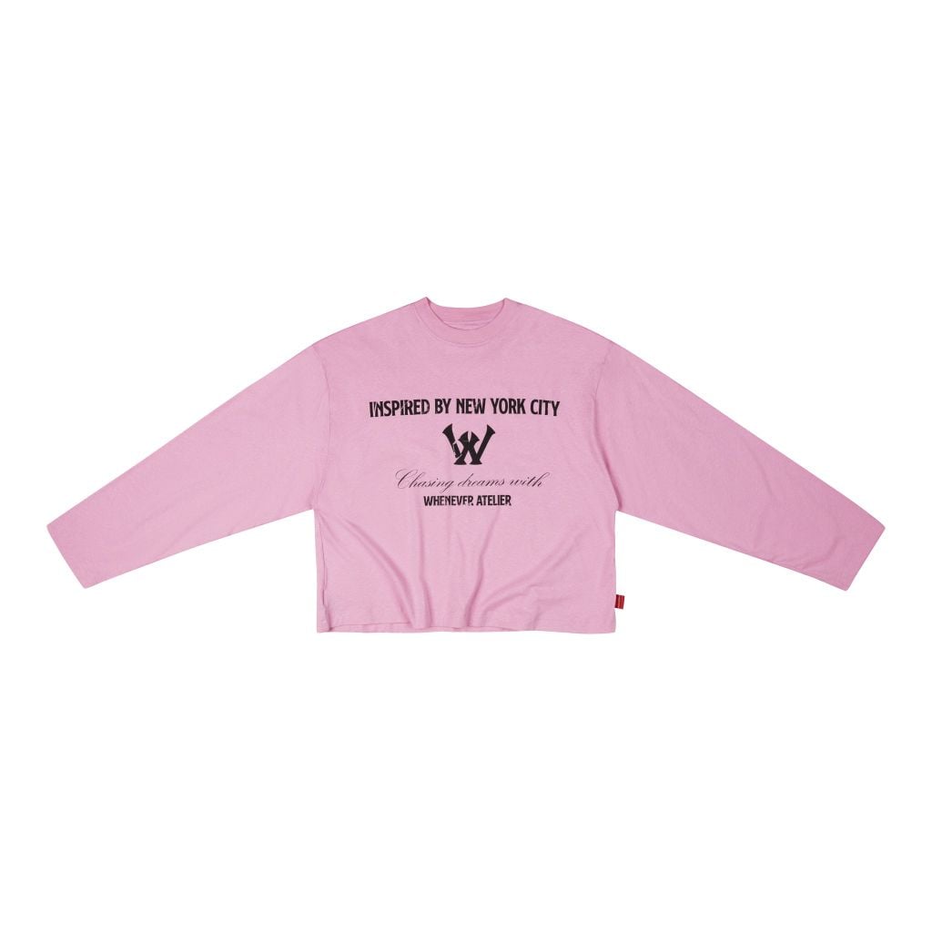 “YUMII“ 製品  LONGSLEEVE / PINK DUST