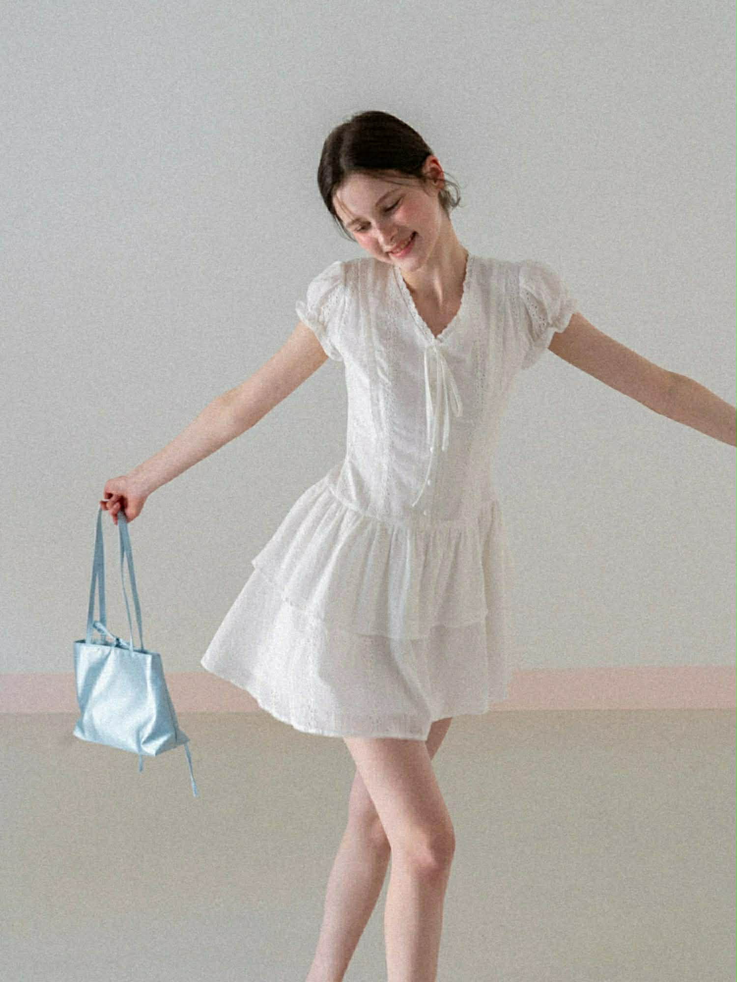 "YUMII" BỘ ÁO VÀ QUẦN DÀI SATIN LONG PAJAMA SHIRT + PANTS  / BROWN